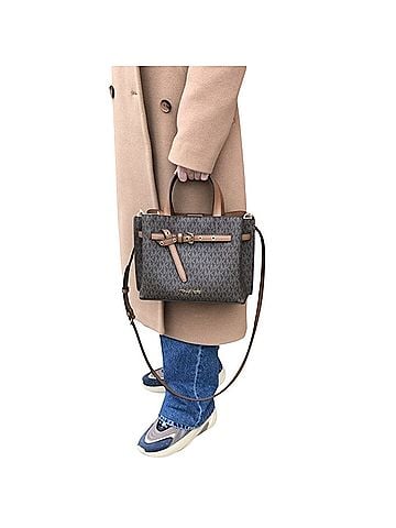 Michael Kors Leather Satchel (view 1)