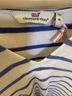 Vineyard Vines Stripes White Blue Long Sleeve Blouse Size XL - photo 3