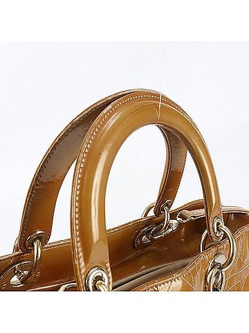 Christian Dior Christian Dior Cannage Lady Leather 2-Way Shoulder Bag Handbag for Women (view 2)