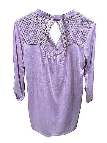 Almost Famous 3/4 Sleeve Button-Down Shirt (view 2)