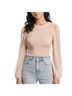 WAYF 100% Polyester 100% Polyester Pink Long Sleeve Blouse Size M - photo 1