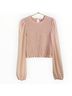 WAYF 100% Polyester 100% Polyester Pink Long Sleeve Blouse Size M - photo 6