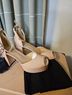 Maje 100% Leather Solid Pink Heels Size 10 1/2 - photo 4