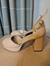 Maje 100% Leather Solid Pink Heels Size 10 1/2 - photo 6