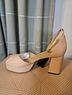 Maje 100% Leather Solid Pink Heels Size 10 1/2 - photo 8