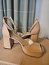 Maje 100% Leather Solid Pink Heels Size 10 1/2 - photo 9