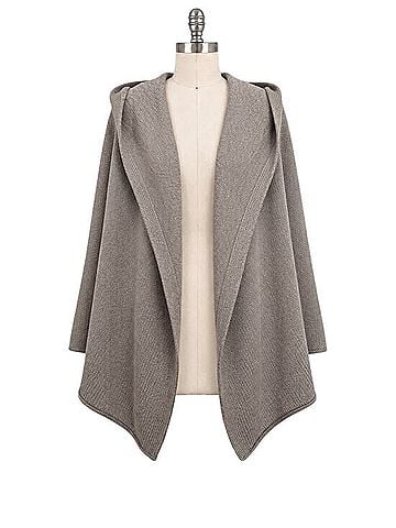 Eileen Fisher hooded cardigan Wool Cardigan (view 1)