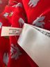 J.Crew 100% Viscose Floral Red Long Sleeve Blouse Size 18 - photo 5