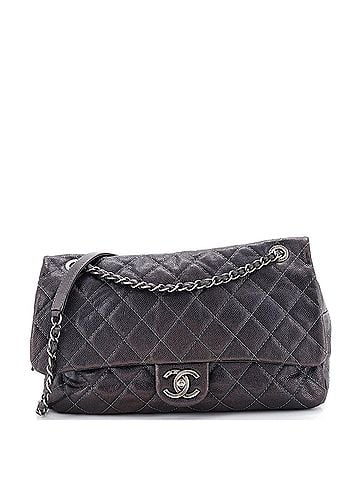 Chanel Easy Flap Bag Quilted Caviar Jumbo (view 1)