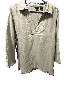 Tahari Long Sleeve Button-Down Shirt (view 1)