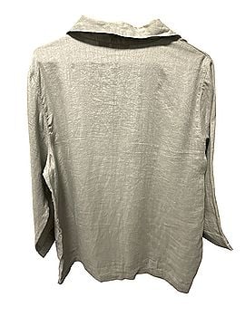 Tahari Long Sleeve Button-Down Shirt (view 2)