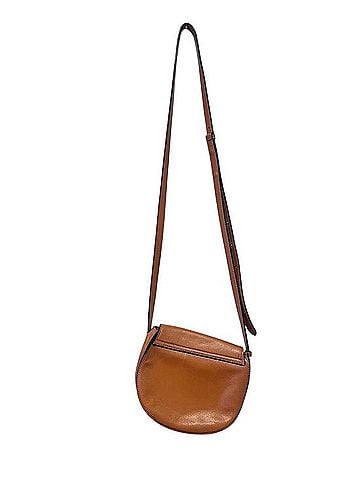 Cuyana Mini Flap Saddle Leather Crossbody Bag (view 2)