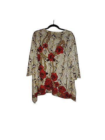 Three Hearts 3/4 Sleeve Blouse (view 2)