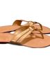 Lilly Pulitzer Gold Flip Flops Size 10 - photo 3