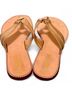 Lilly Pulitzer Gold Flip Flops Size 10 - photo 4