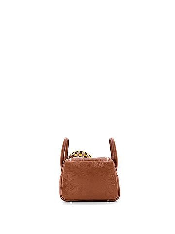 Hermès Lindy Quadrille Bag Clemence with Canvas Mini (view 2)