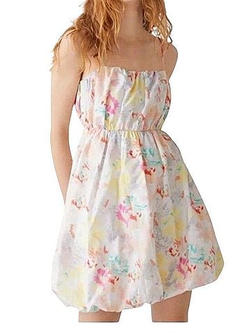 & Other Stories Stockholm Atelier Printed Bubble Mini Dress Casual Dress (view 1)
