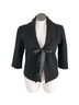 Coldwater Creek Black Collared Cardigan Wool Sweater - photo 1