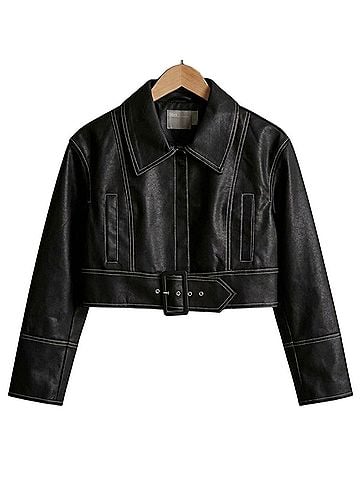 ASOS Faux Leather Jacket (view 1)