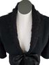 Coldwater Creek Black Collared Cardigan Wool Sweater - photo 4