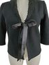 Coldwater Creek Black Collared Cardigan Wool Sweater - photo 5