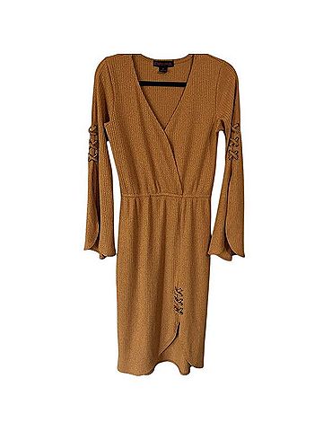 Rock & Roll Cowgirl Knit Midi Dress Casual Dress (view 2)