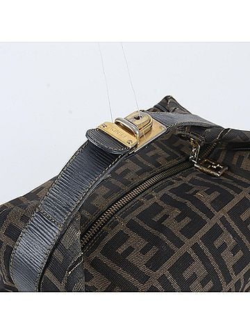 Fendi Fendi Zucca Mini Pouch Leather Nylon Handbag Brand Women's (view 2)