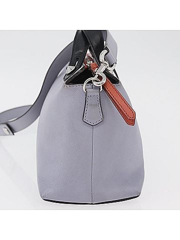 Fendi By The Way Satchel Leather Purple Leather Handbag (view 2)