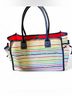 Dooney & Bourke Stripes Blue Pink Tote One size - photo 1