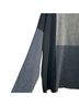 Eileen Fisher 100% Merino Color Block Gray Black Pullover Sweater Size L - photo 6