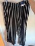 Old Navy Stripes Black White Casual Pants Size XL - photo 3