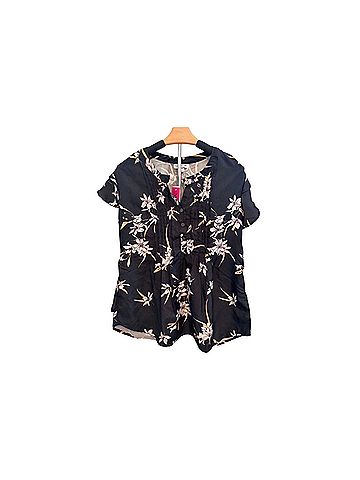 Times Two Maternity Short Sleeve Blouse (view 2)