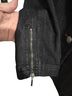 Chico's Black Denim Jacket Size 1 - photo 4
