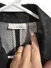 Chico's Black Denim Jacket Size 1 - photo 3