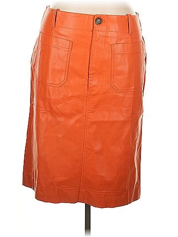 Maeve by Anthropologie Colette Maeve By Anthropologie Faux Leather Skirt (view 1)