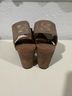 TOMS Taupe Suede Open-Toe Block Heel Sandals Sandals - photo 3