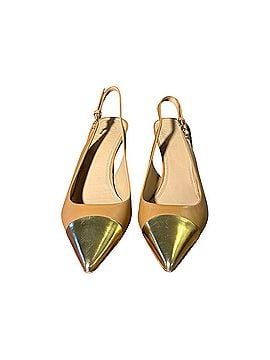 Tory Burch Penelope Cap-Toe Slingback Heels (view 2)