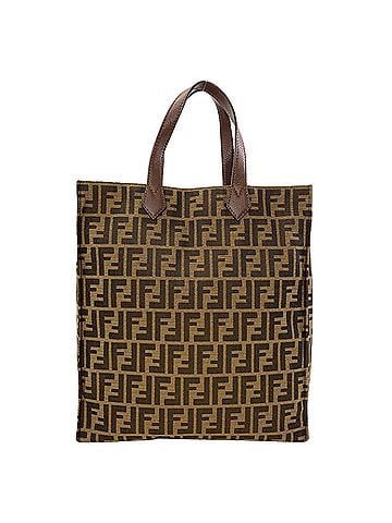 Fendi Fendi Zucca Pattern Canvas Tote Bag for Women (view 1)