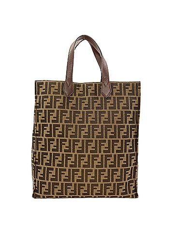 Fendi Fendi Zucca Pattern Canvas Tote Bag for Women (view 2)