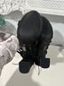 Charlotte Russe Black Strappy Lace-Up Block Heels Sandals - photo 4