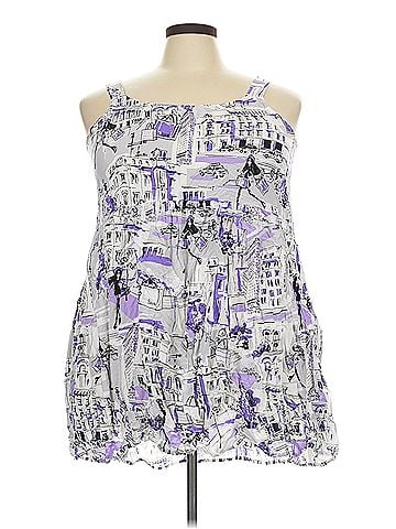 Simply Vera Vera Wang Simply Vera Vera Wang Sleeveless Blouse (view 1)
