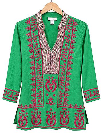 Charter Club Long Sleeve Blouse (view 1)