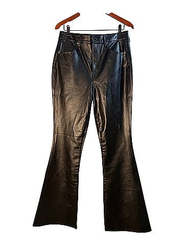 Veronica Beard Beverly Skinny Flare Faux Leather Pants (view 1)