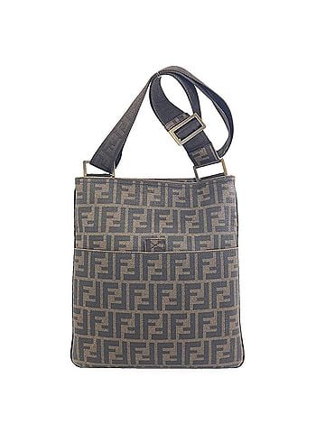 Fendi Fendi Zucca pattern shoulder bag, PVC, women's. (view 1)
