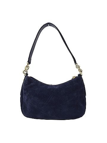 Jimmy Choo Jimmy Choo handbag for women, brand name, shoulder bag, one-shoulder, leather, navy blue, tassel, fringe, mini bag. (view 2)