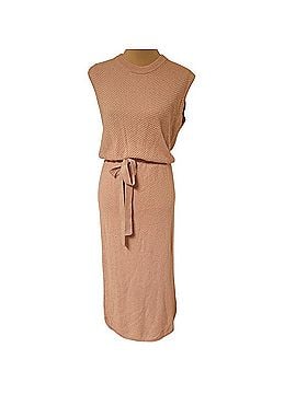 Callahan Knitwear Pink Belted Dress Casual Dress (view 1)