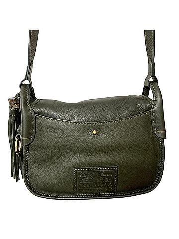 Ralph Lauren RALPH LAUREN Ralph Lauren Tassel Leather Shoulder Bag Saddle Dark Green Women's (view 2)