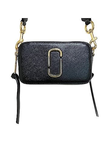 Marc Jacobs MARC JACOBS Snapshot Small Camera Bag Shoulder Black Ivory Women's (view 1)