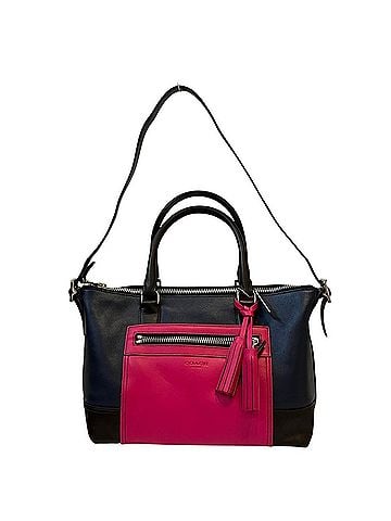 Coach COACH Legacy Colorblock Molly Satchel Handbag/Shoulder Bag 21134 Navy (Women's) (view 1)