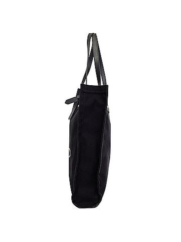 Jimmy Choo JIMMY CHOO LOGOTOTEFFQ Logo Canvas Tote Bag, Black, Men's &amp; Women's (view 2)